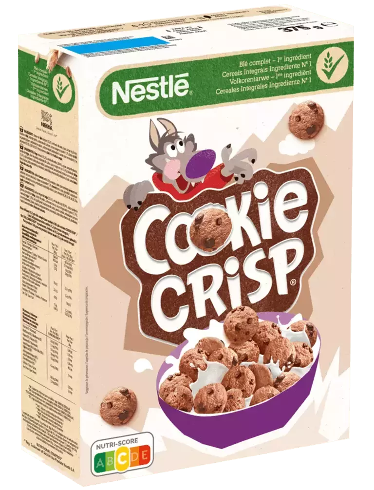 Cereais Cookie Crisp® delicioso sabor a bolacha Cereais NESTLÉ®